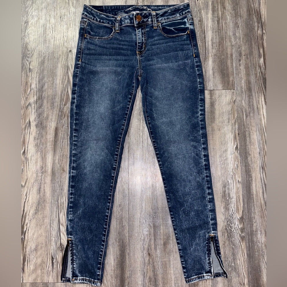 American Eagle Ankle Zipper Jeans